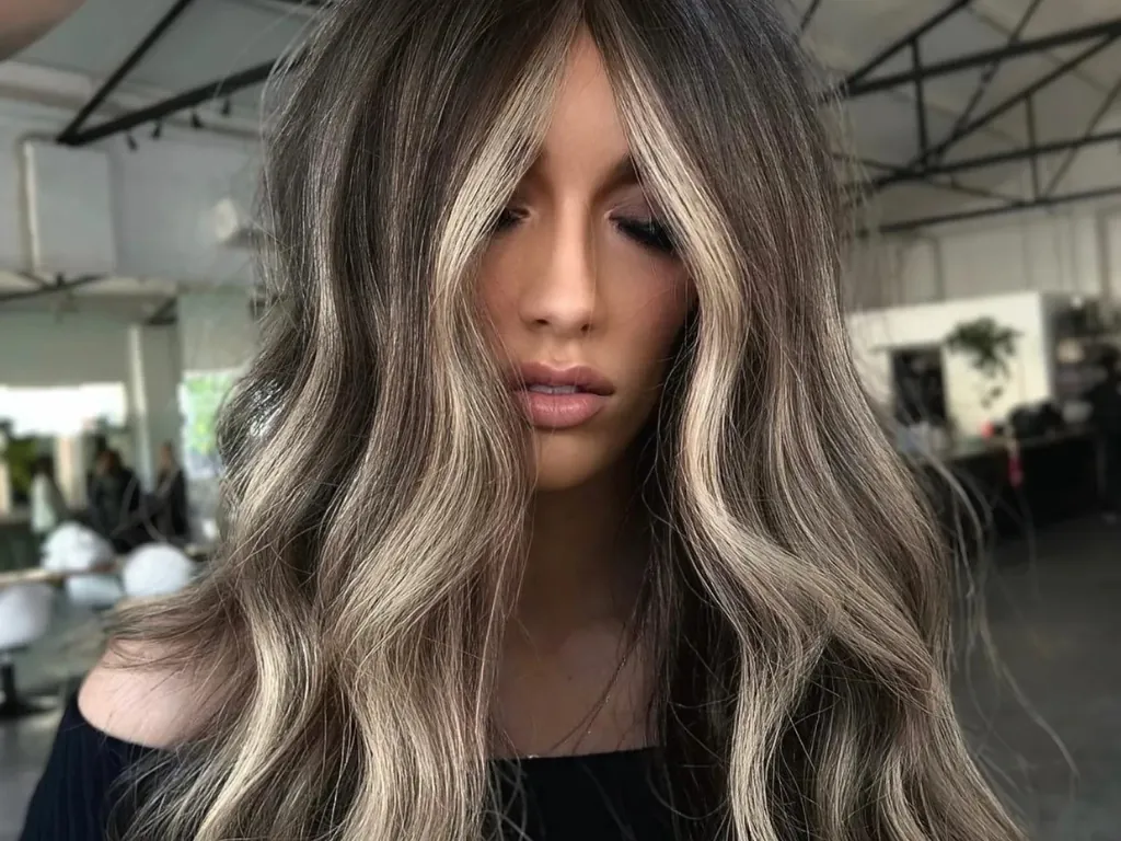 Cool, matte ash blonde with muted tones
