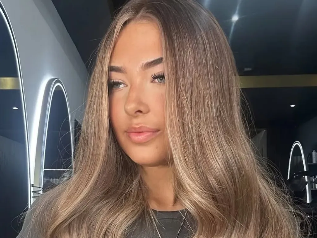 Dark ash blonde hair cool earthy tone