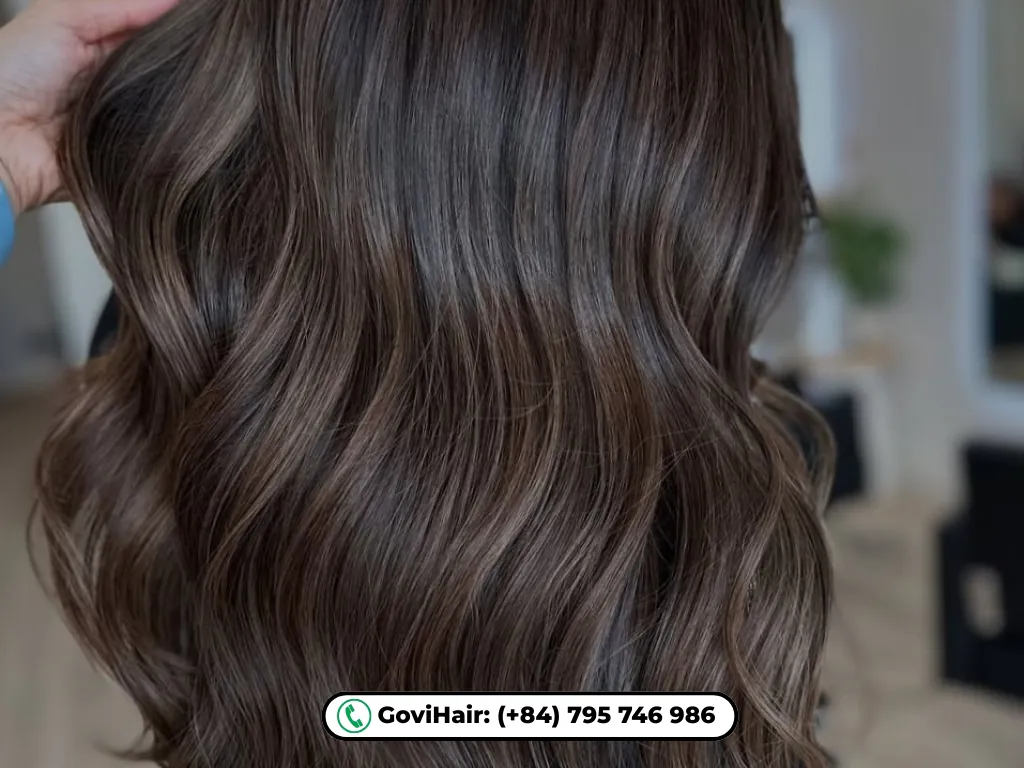 20 Best Hair Colors for Green Eyes: Shades That Make Your Eyes Pop 16 Dark Brown Hair makes eye color appear jewel-like.