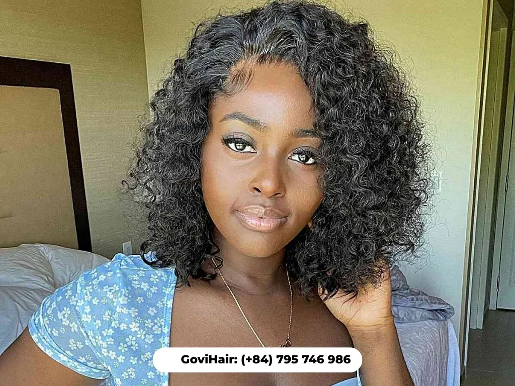 Flat quick weave bob with invisible part