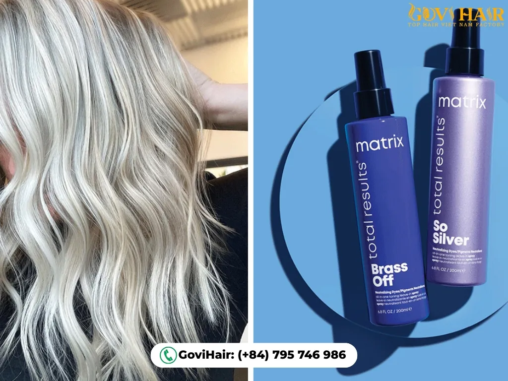 Hair toner contains pigments and conditioning agents