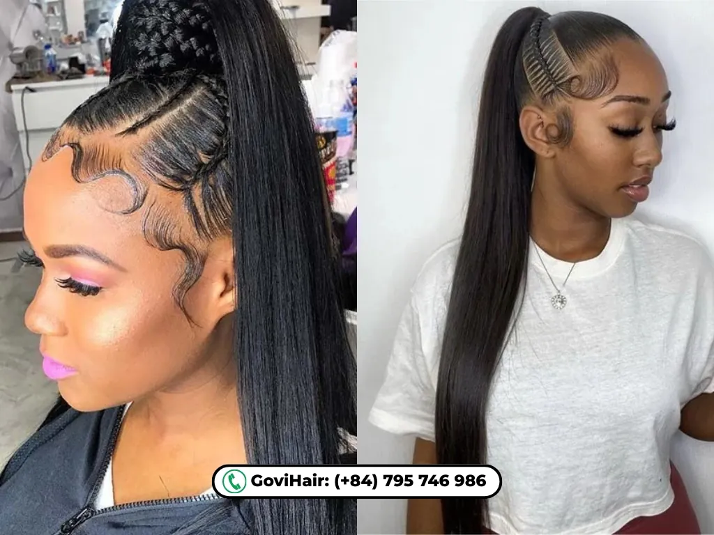 Use 100% human hair and match textures for a professional finish.