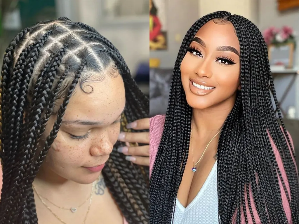 Long, Chunky Braids