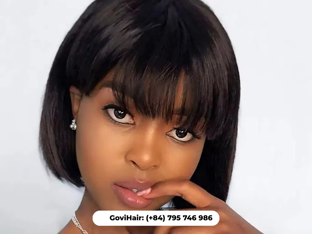 Natural-looking bob short weave hairstyles
