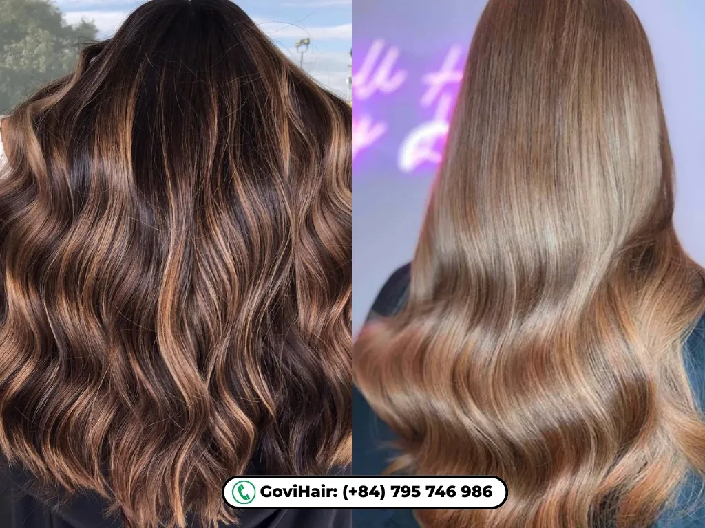 Sweet caramel base accented with delicate red-copper highlights