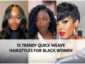 quick weave hairstyles for black women