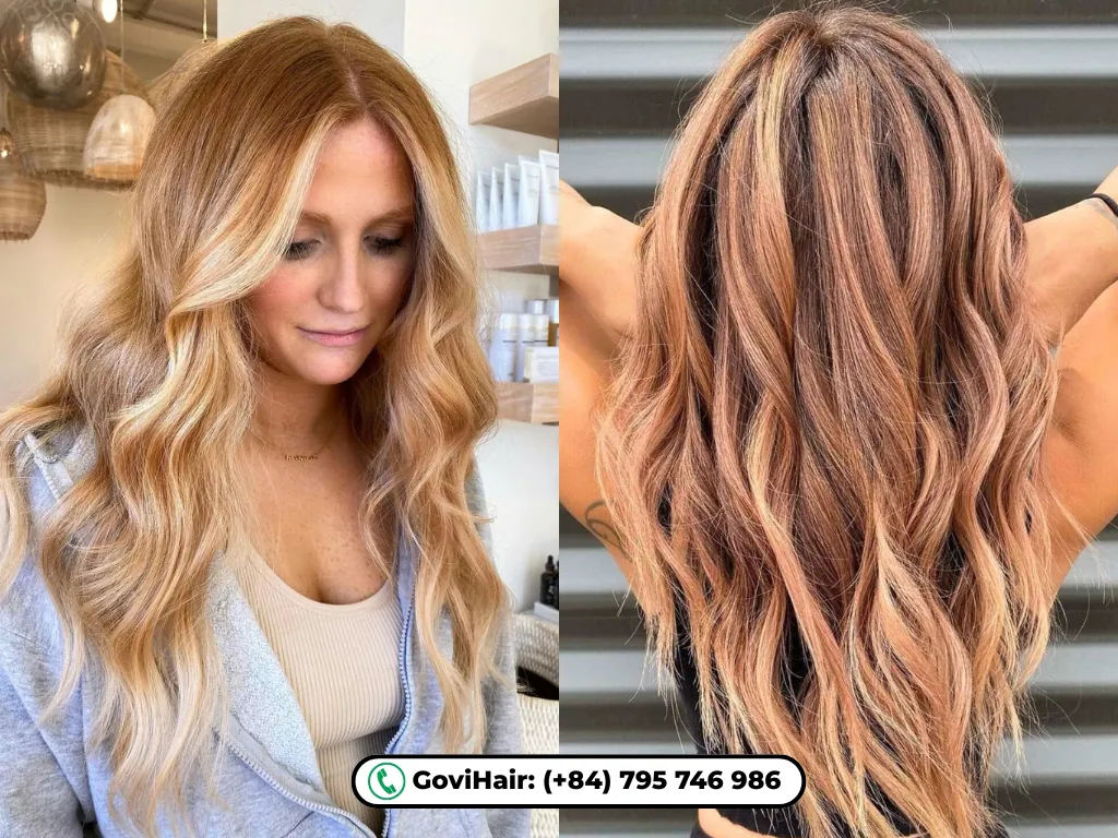 20 Best Hair Colors for Green Eyes: Shades That Make Your Eyes Pop 7 Strawberry Blonde blends soft gold and red tones perfectly.