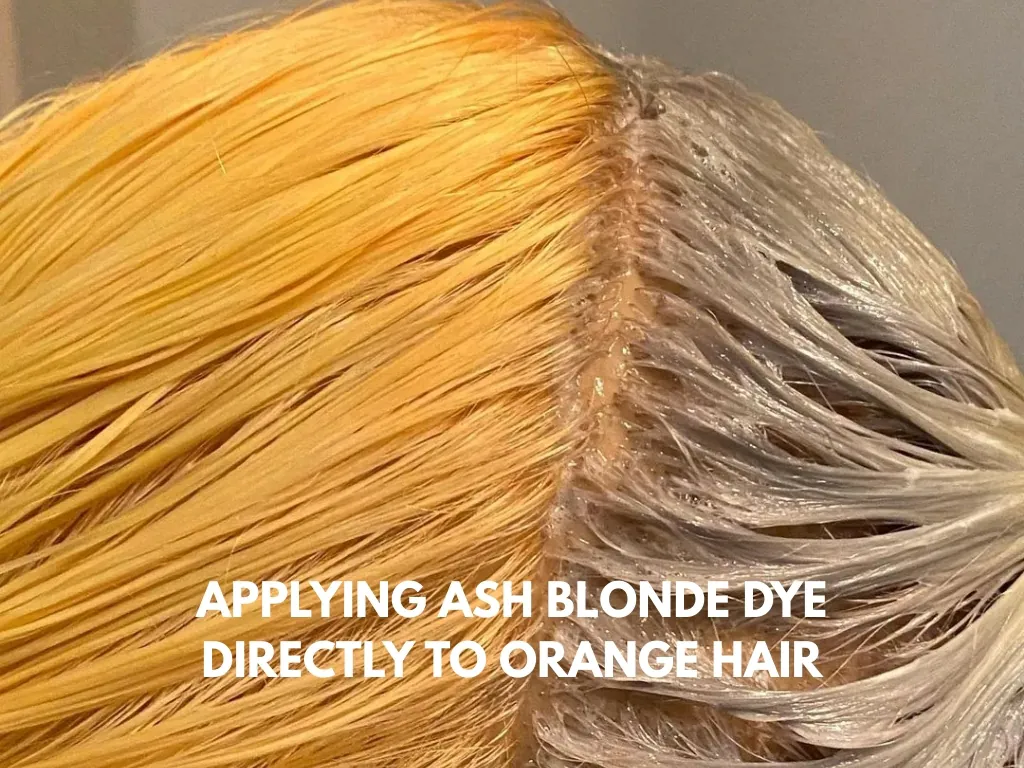 The right ash level is needed to cancel orange