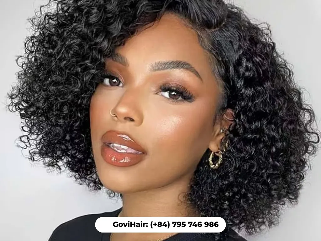 Voluminous deep wave bob weave