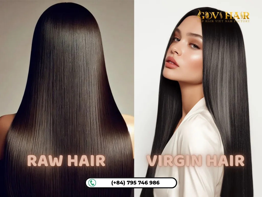 Raw vs virgin hair for mink hair
