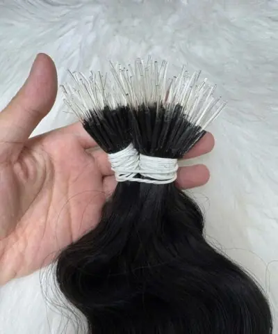 26 Inch Deep Wave Natural Black Color F Tip Hair Extensions 100% Human Hair 5 26 Inch Deep Wave Natural Black Color F Tip Hair Extensions
