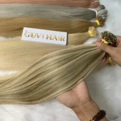 26 Inch Straight Mix Piano Color U Tip Hair Extensions pre bonded