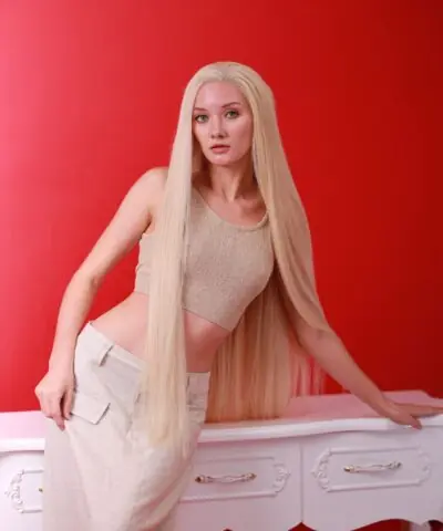 Straight Human Hair Closure Wig 5x5 HD Lace 28 Inch 180% Density Platinum Color 6 Human Hair Closure wig 5x5 HD Lace Bone straight Platinum color