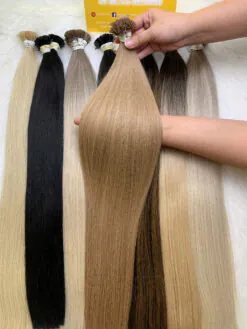26 Inch Straight #27 Honey Blonde Color Flat Tip Hair Extensions