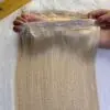 Straight #60 Blonde Color Halo Hair Extensions