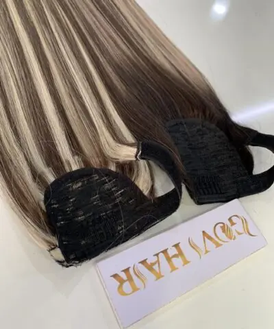 Straight Mix Piano #2/613 Color Ponytail Hair Extensions