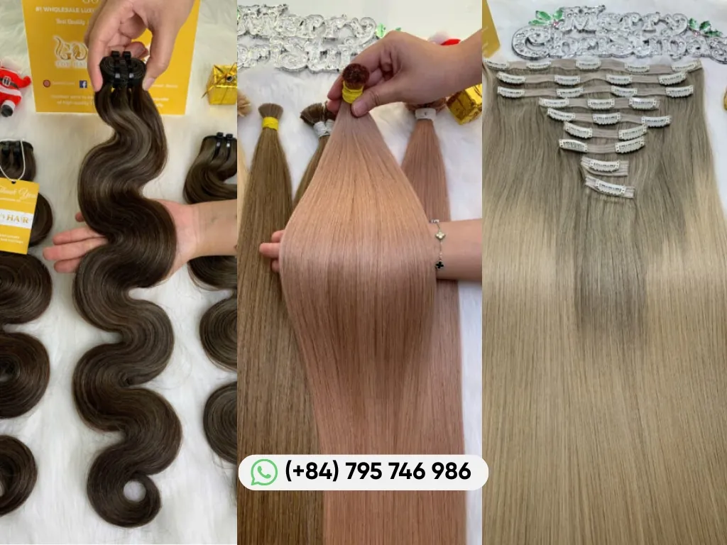 42 inch hair extensions including weft hair, bulk hair  and clip-in extensions