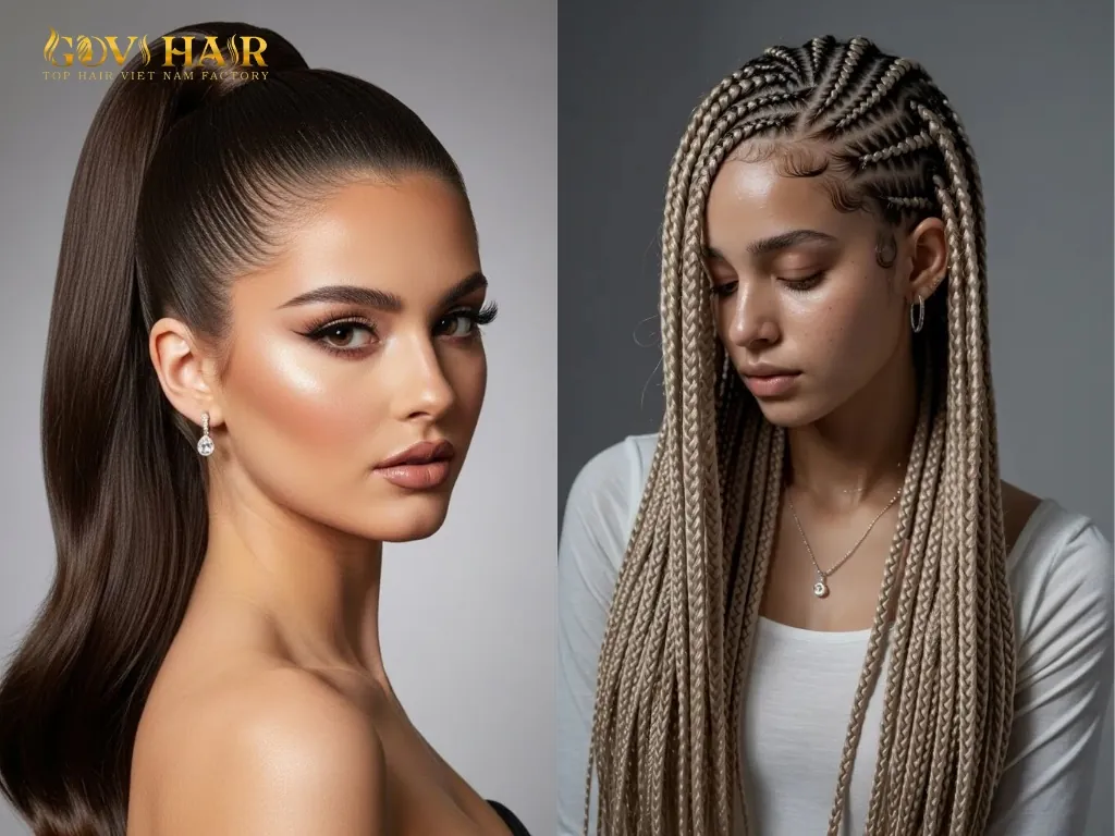 50 Inch Hair: How Long Is It & Is It Worth It? 7 50 inch hair ponytail and braided hairstyles with dramatic extra-long length