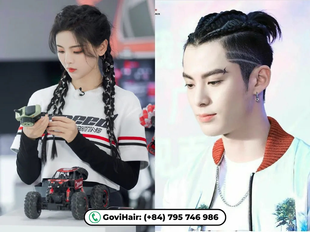 Chinese braids for female and male