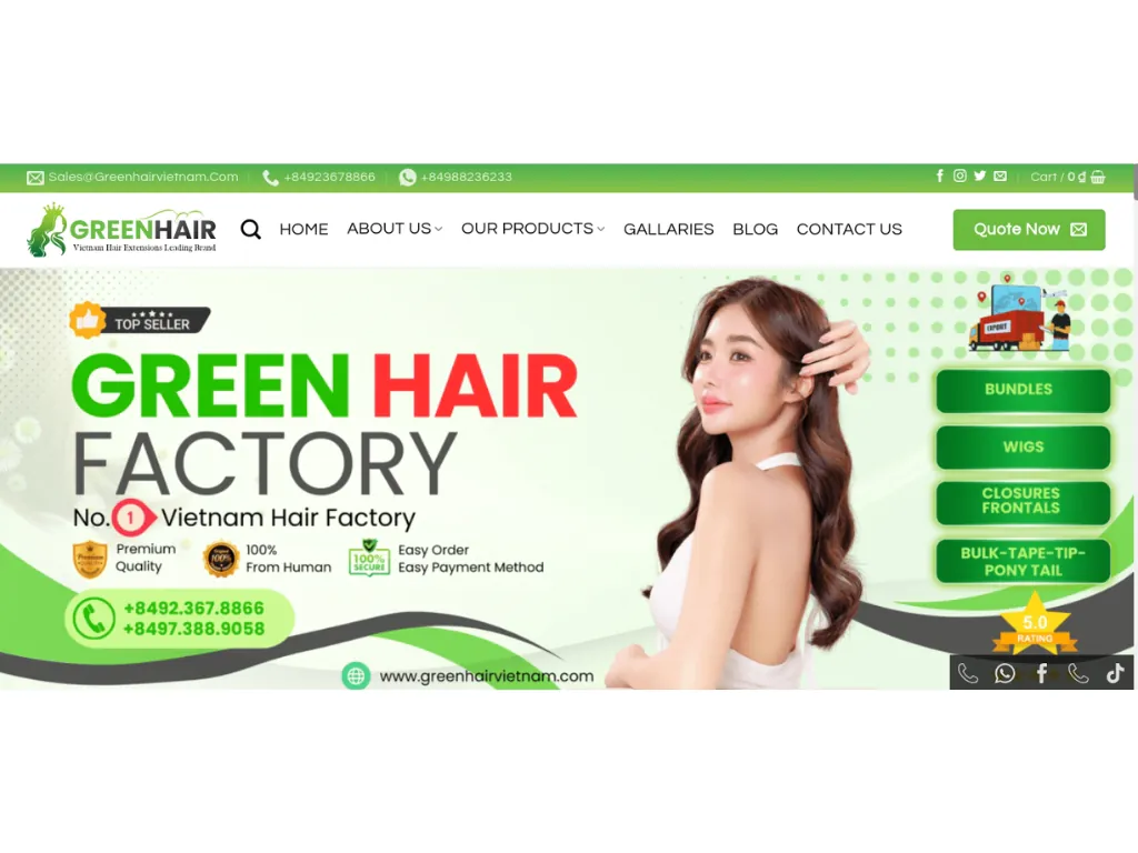 Top Companies That Make Hair Extensions From Your Own Hair 11 Greenhair Vietnam