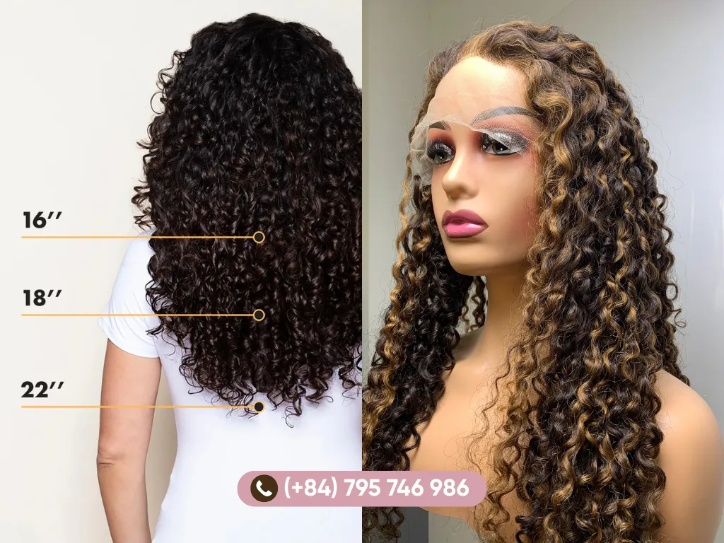 Curly hair almost always looks shorter than its actual length