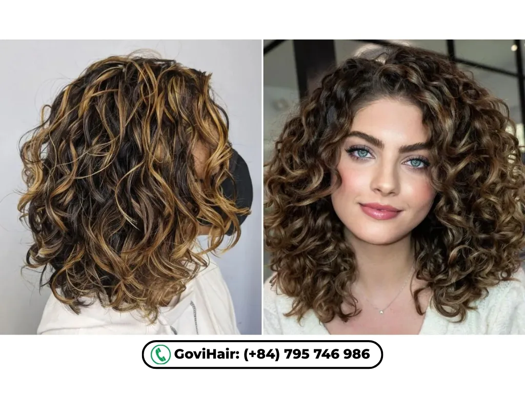 Shoulder-length ringlets