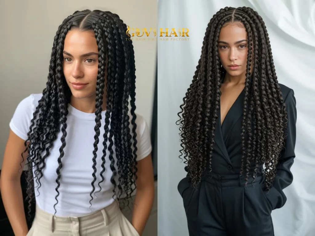 Longer lengths naturally help showcase curl patterns