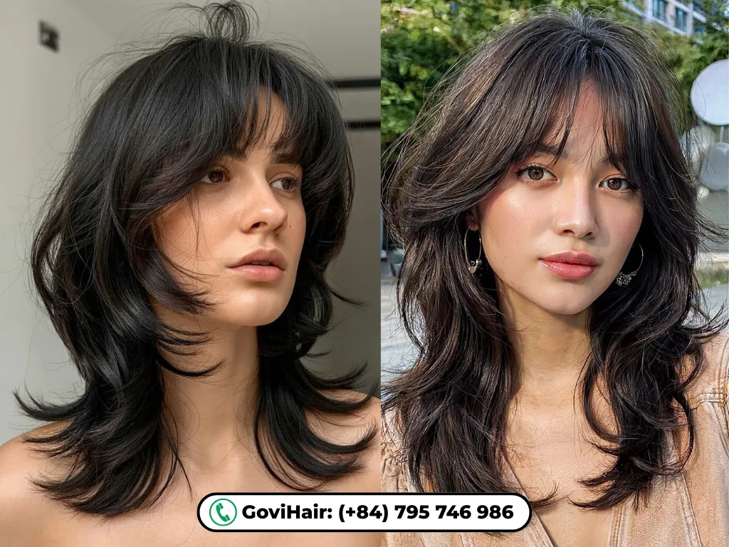 20+ Trendy Hairstyles for Oval Faces: Find Your Perfect Fit 11 Butterfly haircut