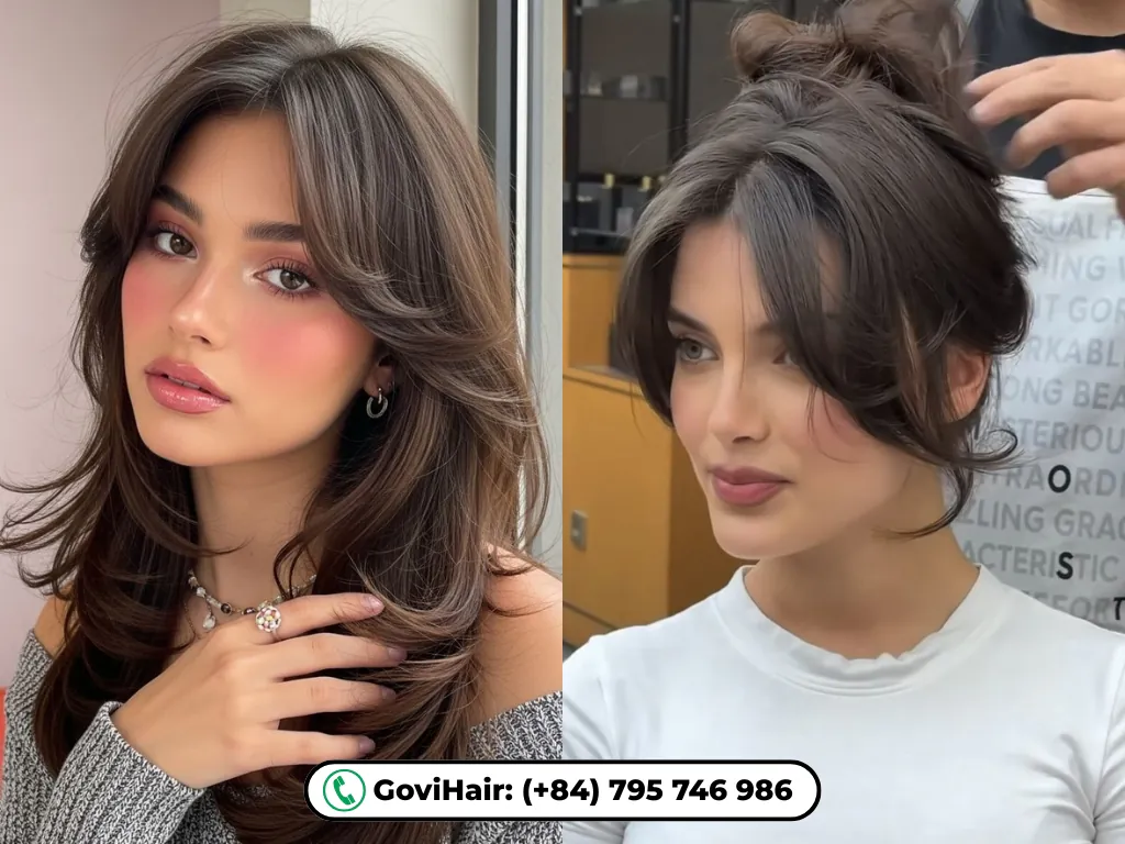 20+ Trendy Hairstyles for Oval Faces: Find Your Perfect Fit 18 Curtain bang