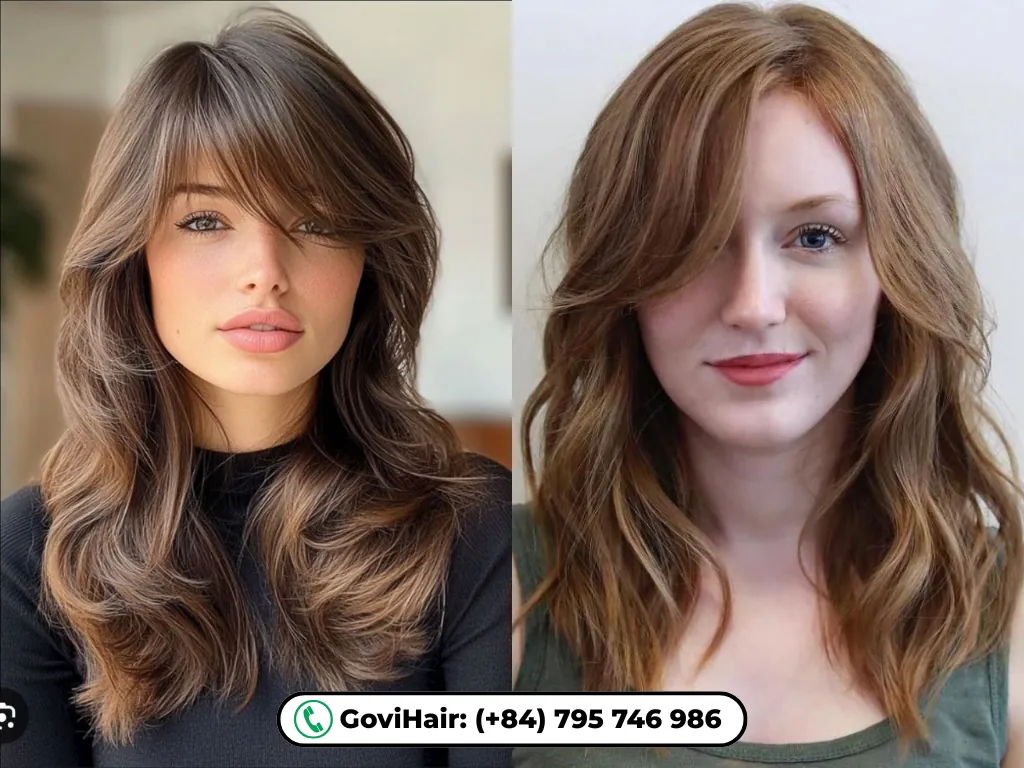 20+ Trendy Hairstyles for Oval Faces: Find Your Perfect Fit 19 Side-swept bang