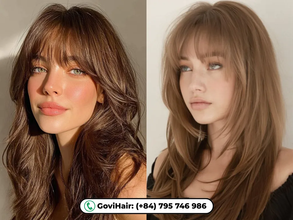 20+ Trendy Hairstyles for Oval Faces: Find Your Perfect Fit 20 Wispy bang