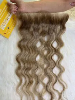 HD Lace Frontal 13x4 Natural Wave 26 Inch Mix Piano
