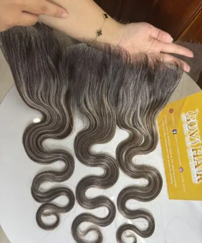 HD Lace Frontal 13x6 Body Wave 26 Inch Mix Piano Color
