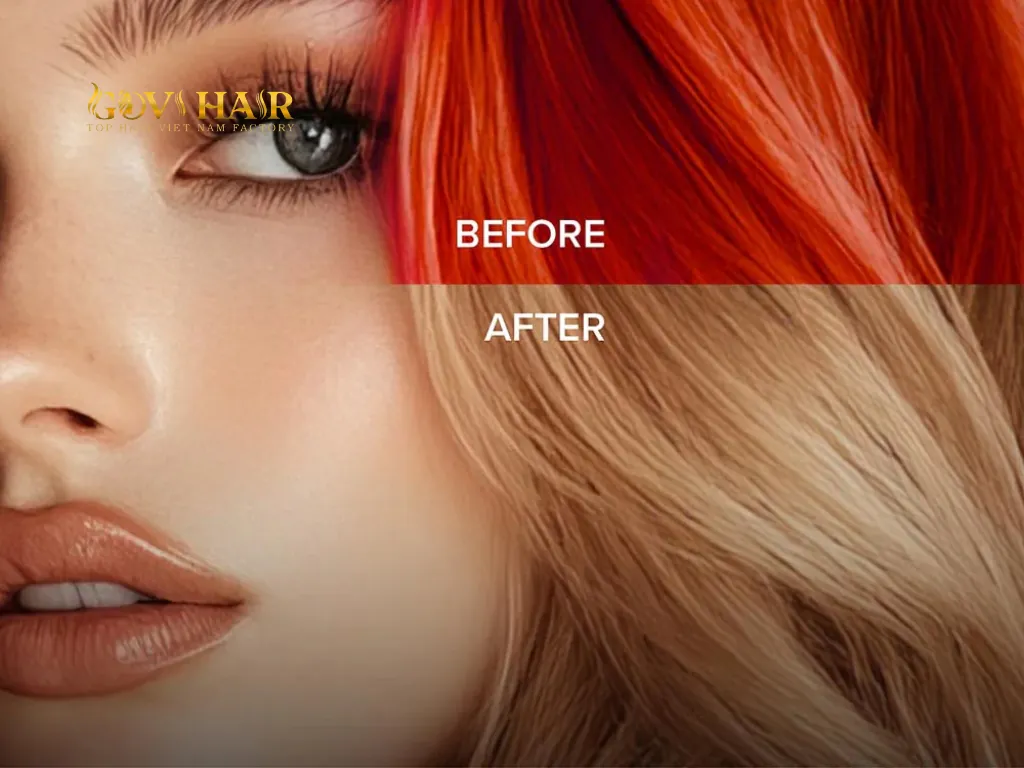 Hair color removers are specifically designed to shrink artificial dye molecules