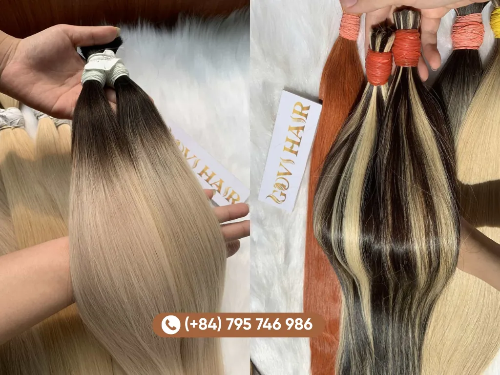GoviHair bulk hair stands out because of its purity and structural integrity