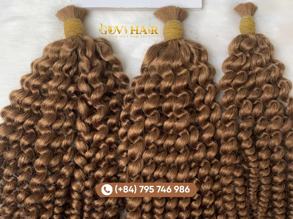 Separate the braiding hair into smaller strands based on how thick or thin you want