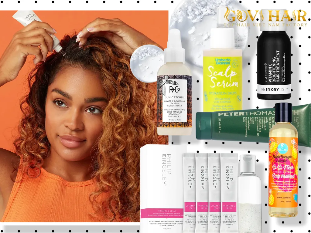 Vitamin C treatment for hair after cancel purple out