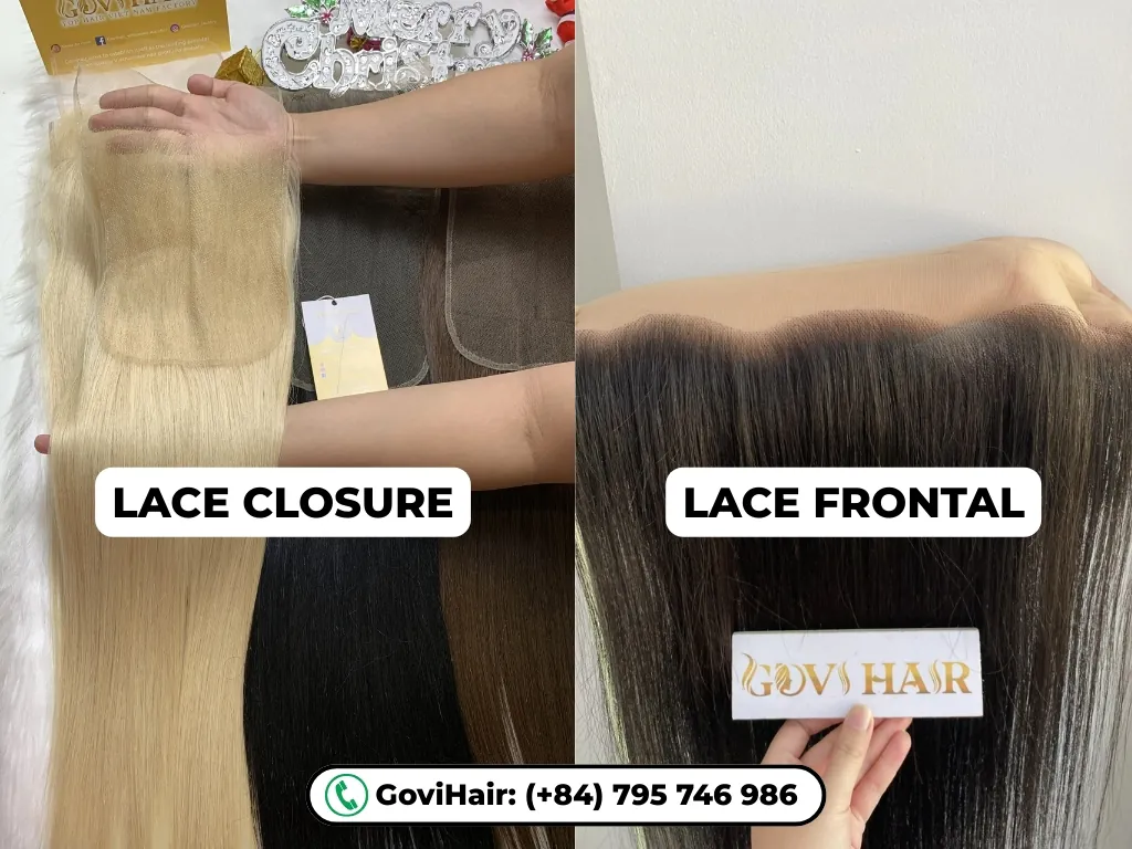 Lace closure and lace frontal at GoviHair