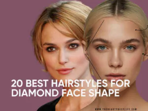 Best diamond face shape hairstyles​ for Short, Medium, and Long Hair