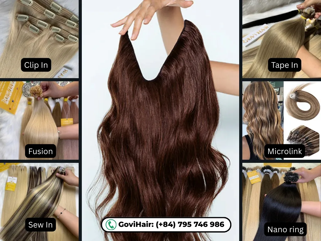 What Are Halo Hair Extensions? The No-Clip Secret to Fuller Hair 6 Halo extensions compared to clip-in, tape-in, fusion, sew-in, microlink, and nano ring extensions