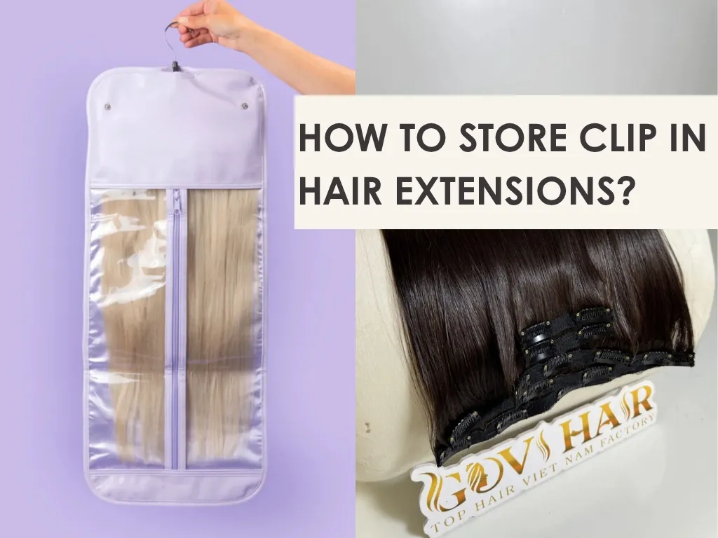 How to Store Clip-In Hair Extensions: Pro Tip to Prevent Tangling