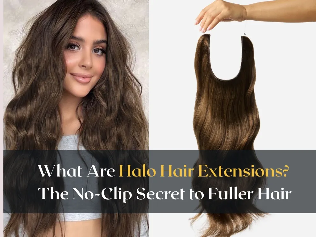 What Are Halo Hair Extensions? The No-Clip Secret to Fuller Hair 1 What Are Halo Hair Extensions