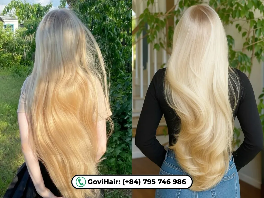 What Is a Natural Color in Human Hair Wigs? 8 Very light blonde