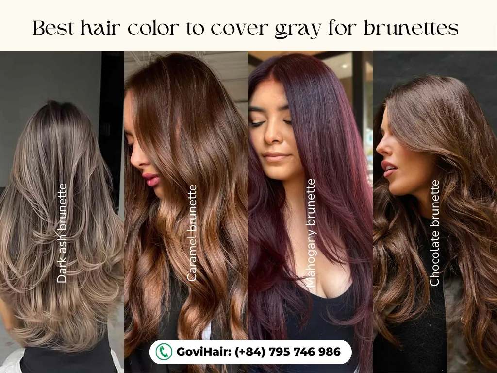 4 best colors to cover gray you can consider.