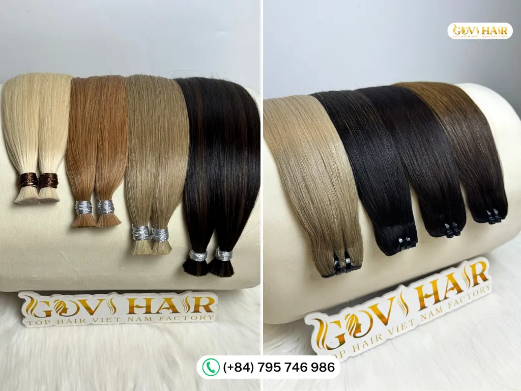 Bulk hair vendors compare bulk vs weft hair
