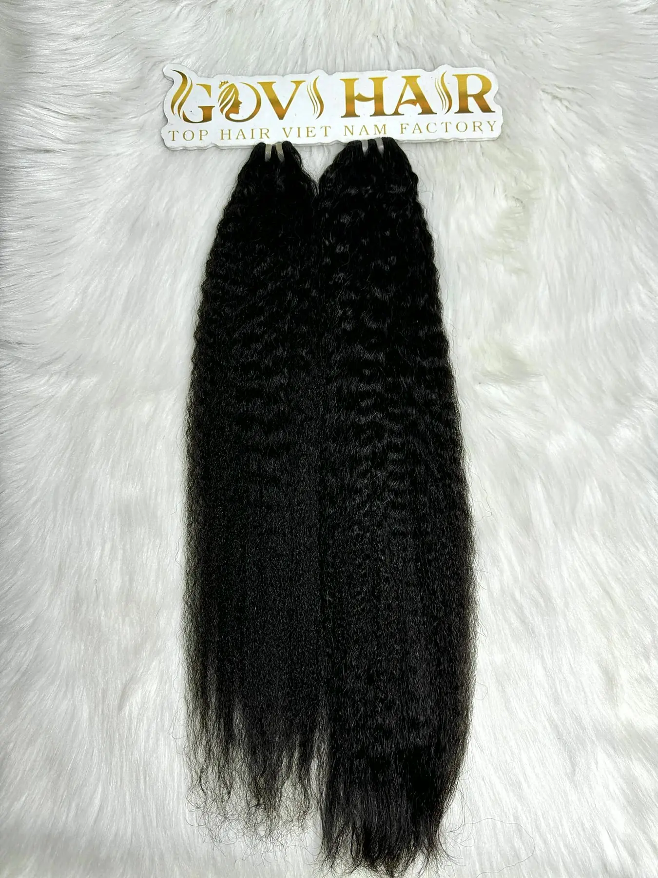 24 Inch Kinky Straight Bundles Raw Hair Super Double Drawn Wholesale 3 Kinky straight bundles 24 inch full length