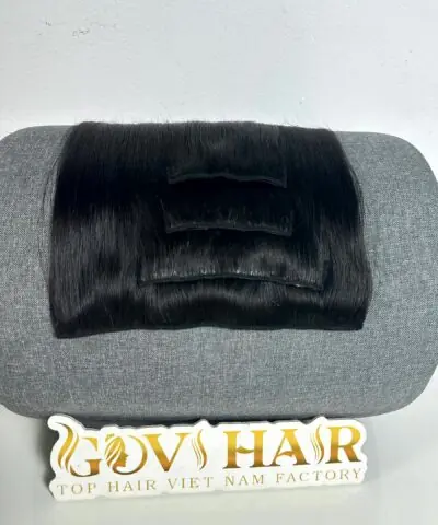 clip in hair extensions close up view 2