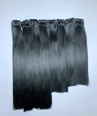 Super Premium raw hair bundles close up view 2
