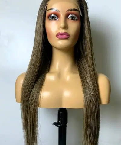 Highlight wig human hair 22 inch front