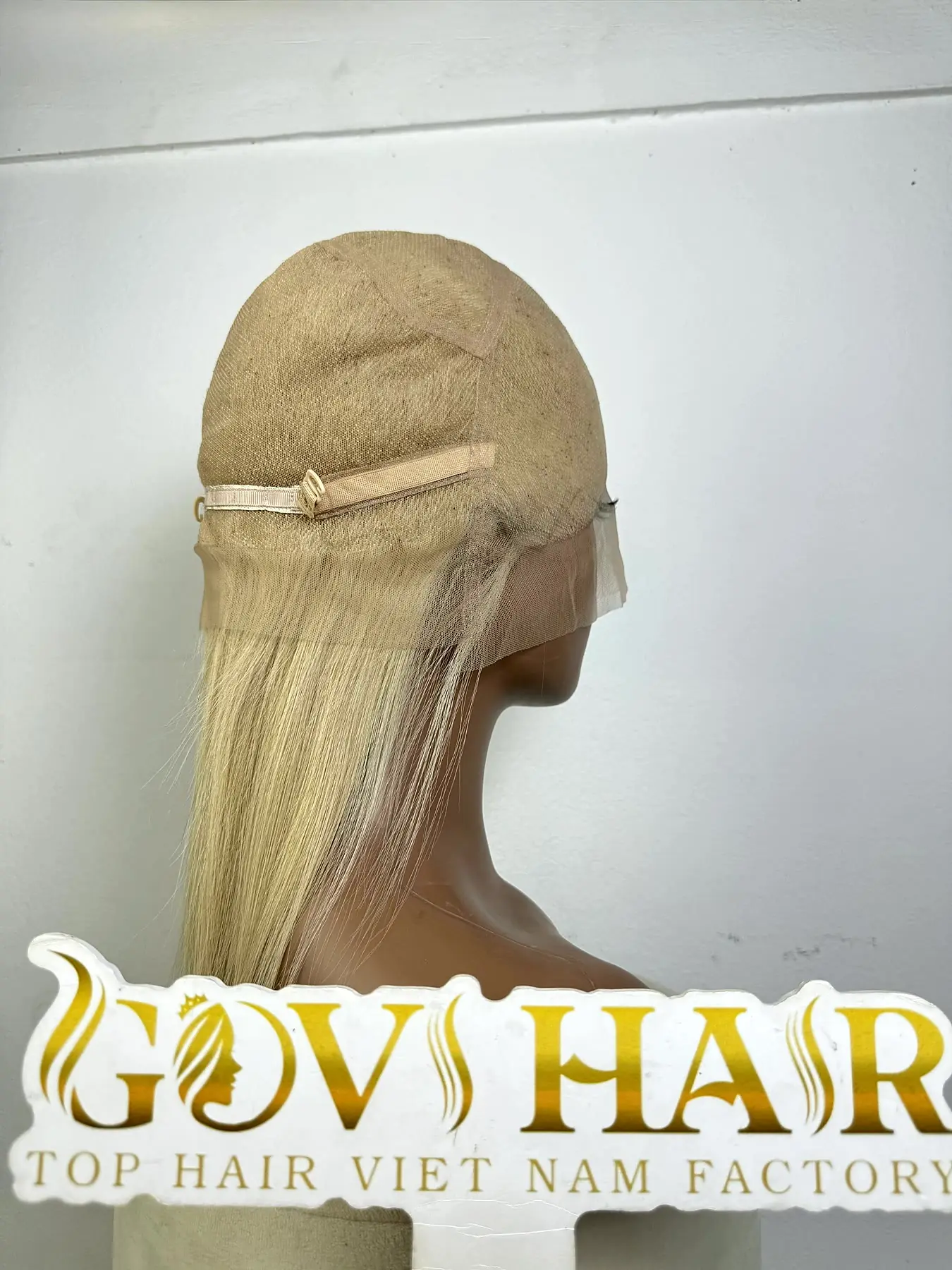 Blonde full lace wig cap and lace